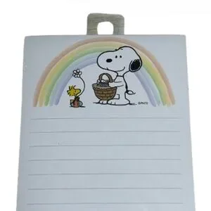 graphique | Office | Graphique Snoopy Woodstock Under Rainbow Notepad 0 ...